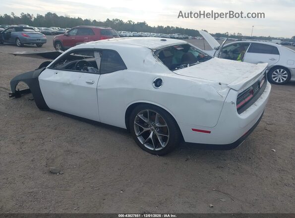 2C3CDZJG4NH237678 2022 DODGE CHALLENGER White Задня ліва чверть