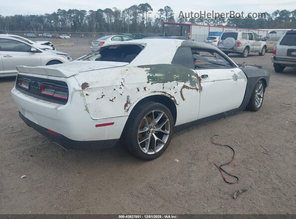 2C3CDZJG4NH237678 2022 DODGE CHALLENGER White Задня права чверть