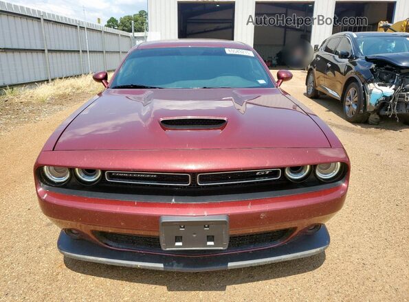 2C3CDZJG5NH151201 2022 DODGE CHALLENGER Maroon Vista frontal
