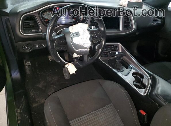 2C3CDZJG9NH168728 2022 DODGE CHALLENGER Green Vista del salpicadero