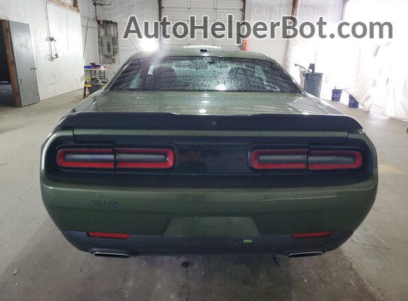 2C3CDZJG9NH168728 2022 DODGE CHALLENGER Green Vista trasera
