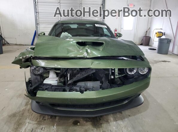 2C3CDZJG9NH168728 2022 DODGE CHALLENGER Green Vista frontal