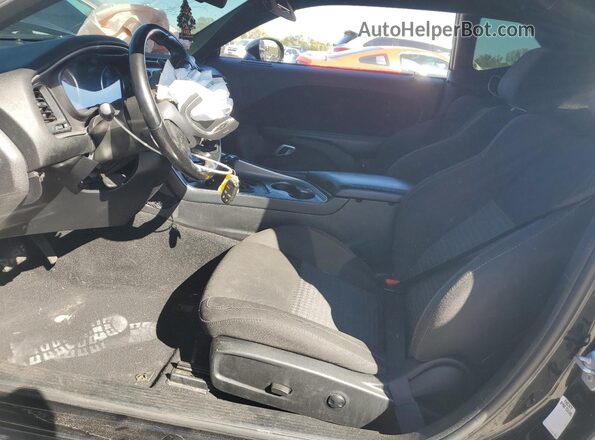 2C3CDZJGXNH214745 2022 DODGE CHALLENGER Black Vista interior delantera
