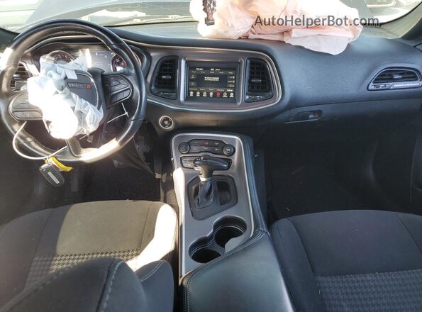 2C3CDZJGXNH214745 2022 DODGE CHALLENGER Black Vista del salpicadero