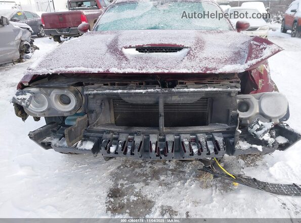 2C3CDZKG5NH160771 2022 DODGE CHALLENGER Темно-бордовый Вид спереди