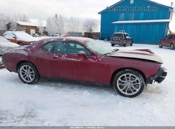 2C3CDZKG5NH160771 2022 DODGE CHALLENGER Темно-бордовый Панорамный вид салона 360°