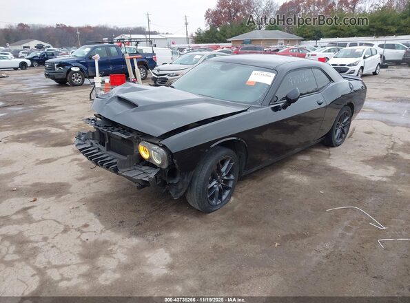 2C3CDZKGXMH624314 2021 DODGE CHALLENGER Black Передня ліва чверть