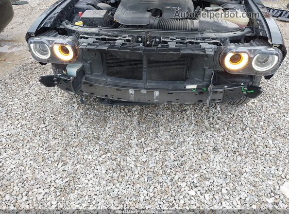 2C3CDZKGXNH118550 2022 DODGE CHALLENGER Black Դիմացի տեսք