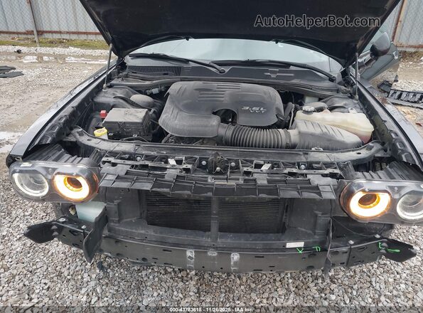 2C3CDZKGXNH118550 2022 DODGE CHALLENGER Black Հետևի տեսք