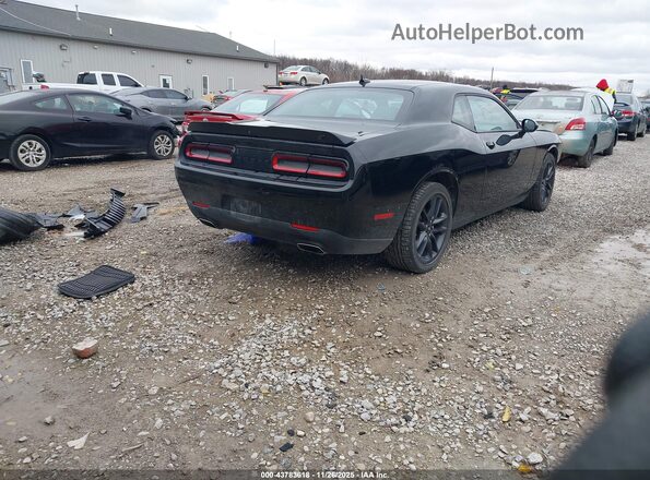 2C3CDZKGXNH118550 2022 DODGE CHALLENGER Black Հետևի աջ