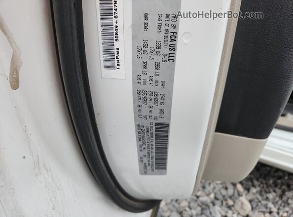 2C4RC1AG5LR105451 2020 CHRYSLER VOYAGER White Vista interior de 360 grados