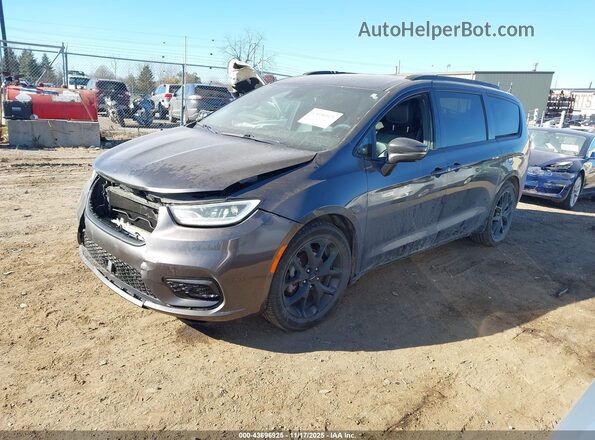 2C4RC1BG2NR148663 2022 CHRYSLER PACIFICA Gray Передня ліва чверть