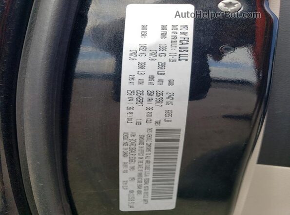 2C4RC1BG4LR133661 2020 CHRYSLER PACIFICA Черный Вид подкапотного пространства