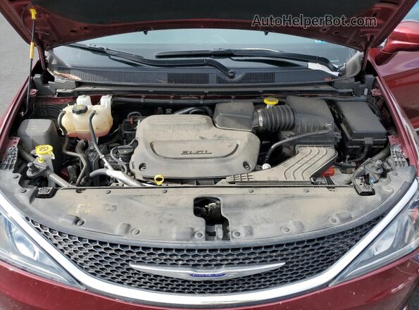 2C4RC1BG6LR109880 2020 CHRYSLER PACIFICA Burgundy ძრავის განყოფილების ხედი