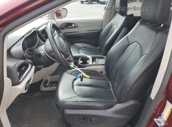 2C4RC1BG6LR109880 2020 CHRYSLER PACIFICA Burgundy წინა სალონის ხედი