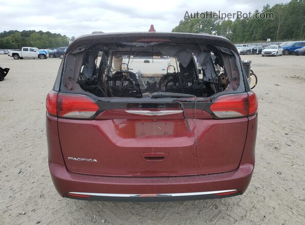 2C4RC1BG7HR837814 2017 CHRYSLER PACIFICA Burgundy უკანა ხედი