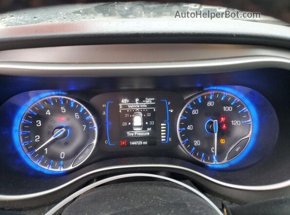 2C4RC1BG8LR268903 2020 CHRYSLER PACIFICA Black Вид щитка приладів