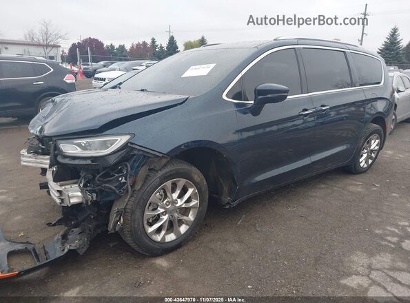 2C4RC1BG9MR579984 2021 CHRYSLER PACIFICA Blue Przód lewy