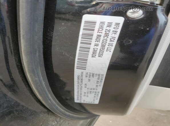 2C4RC1CG5MR503354 2021 CHRYSLER VOYAGER Black Սալոնի 360 աստիճան տեսք