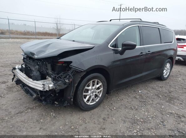2C4RC1DG3MR516411 2021 CHRYSLER VOYAGER Black Առջևի ձախ երեք քառորդ տեսարան