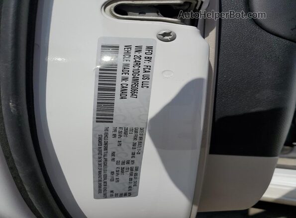 2C4RC1DG4MR506647 2021 CHRYSLER VOYAGER White VIN կոդի պիտակի տեսք