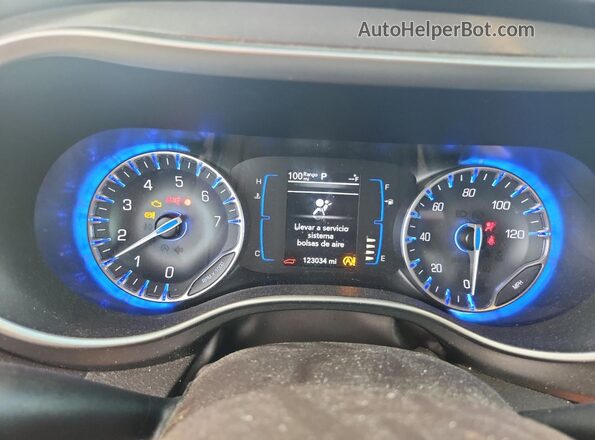2C4RC1DG9LR261827 2020 CHRYSLER VOYAGER Gray Вид щитка приладів