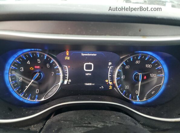 2C4RC1EG0LR159587 2020 CHRYSLER PACIFICA Gray Widok zestawu wskaźników