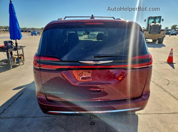 2C4RC1FG9MR556537 2021 CHRYSLER PACIFICA Бордовый Вид сзади