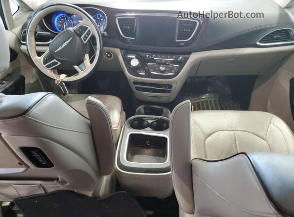 2C4RC1GG1HR747910 2017 CHRYSLER PACIFICA Black წინა პანელის ხედი
