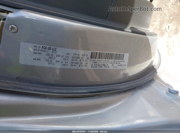 2C4RC1GG2LR109058 2020 CHRYSLER PACIFICA Pewter Շարժիչի բաժամունքի տեսք