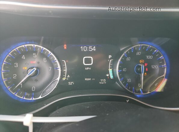 2C4RC1GG6LR269105 2020 CHRYSLER PACIFICA Gray Սարքավորումների վահանակի տեսք