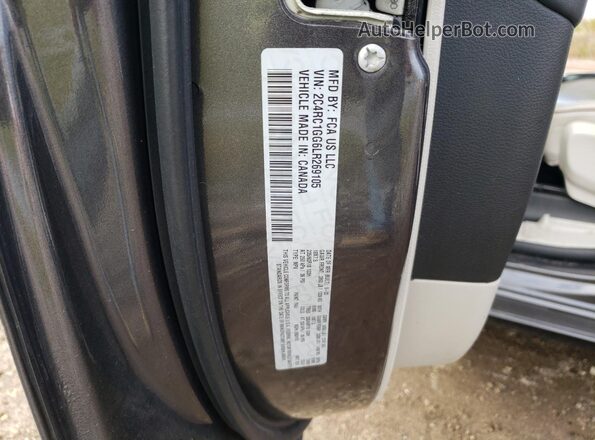 2C4RC1GG6LR269105 2020 CHRYSLER PACIFICA Gray VIN կոդի պիտակի տեսք