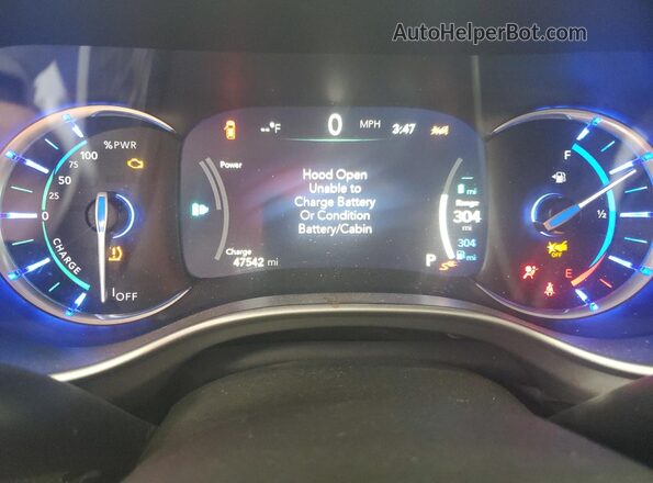 2C4RC1L71PR554337 2023 CHRYSLER PACIFICA Black Instrument cluster view