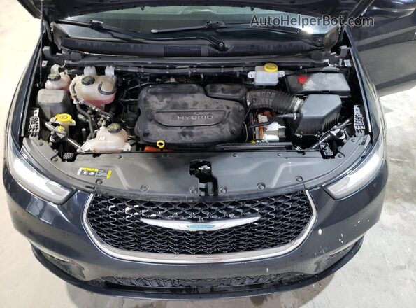 2C4RC1L79MR594323 2021 CHRYSLER PACIFICA Blue ძრავის განყოფილების ხედი