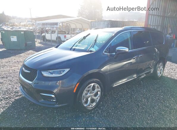 2C4RC3GGXMR536629 2021 CHRYSLER PACIFICA Dark Blue Przód lewy