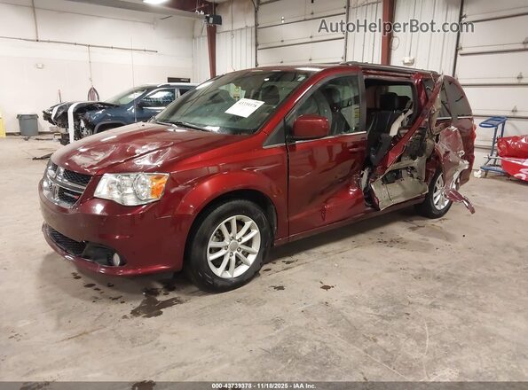 2C4RDGCG0LR173802 2020 DODGE GRAND CARAVAN Red Առջևի ձախ երեք քառորդ տեսարան