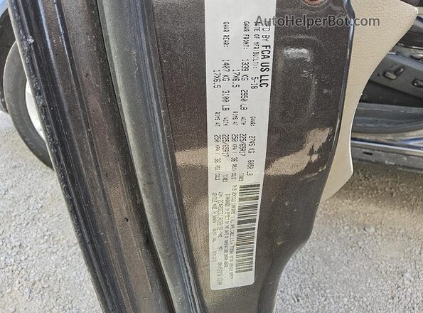 2C4RDGCG1JR328192 2018 DODGE GRAND Gray 