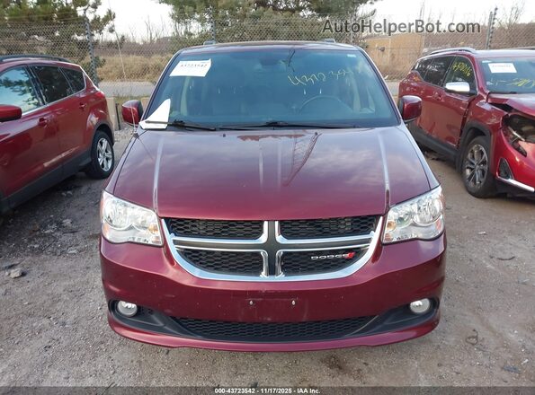 2C4RDGCG2LR169539 2020 DODGE GRAND CARAVAN Red Вид щитка приладів