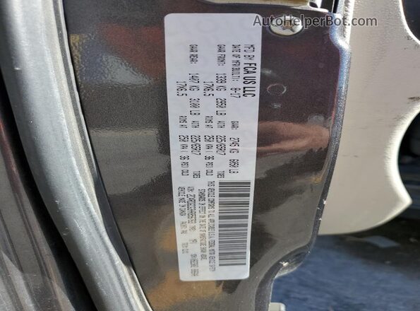 2C4RDGCG3HR856763 2017 DODGE GRAND Gray VIN sticker view