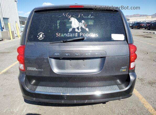2C4RDGCG3HR856763 2017 DODGE GRAND Gray Rear view