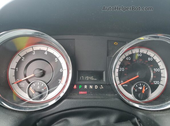 2C4RDGCG3LR179738 2020 DODGE GRAND Charcoal Вид щитка приладів