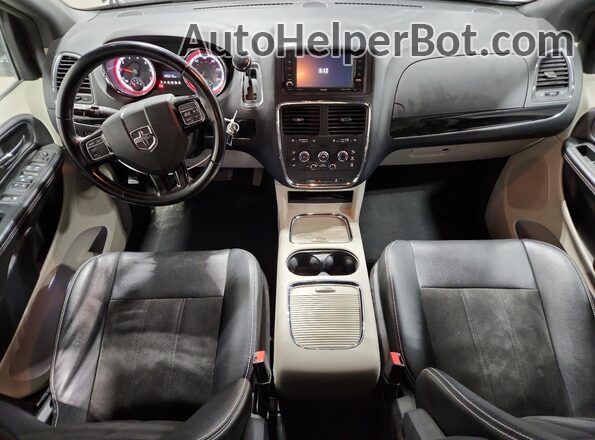2C4RDGCG5LR152685 2020 DODGE GRAND Black Widok deski rozdzielczej