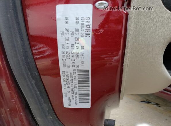2C4RDGCG6LR178860 2020 DODGE GRAND Maroon Սալոնի 360 աստիճան տեսք