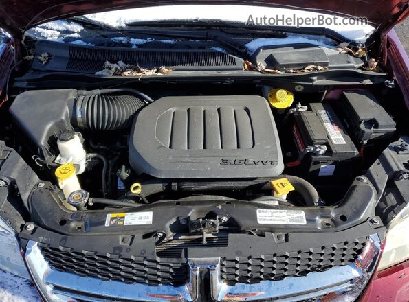2C4RDGCG6LR178874 2020 DODGE GRAND Red Engine compartment view
