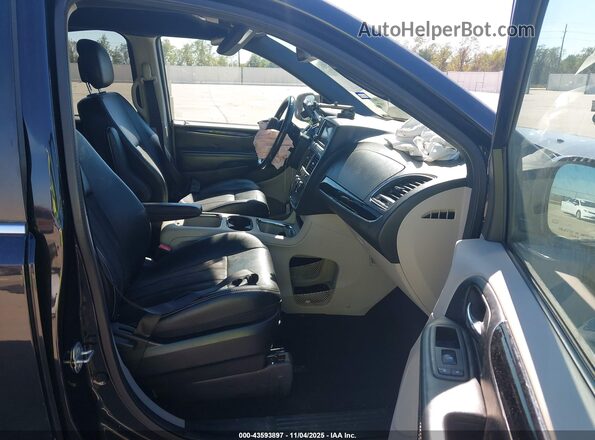 2C4RDGCG7LR179824 2020 DODGE GRAND CARAVAN Black Front interior view