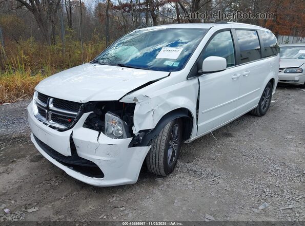 2C4RDGCG9HR773645 2017 DODGE GRAND CARAVAN Белый Передняя левая четверть