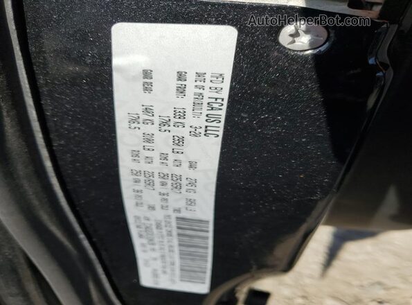 2C4RDGEG0LR204396 2020 DODGE GRAND Black VIN sticker view