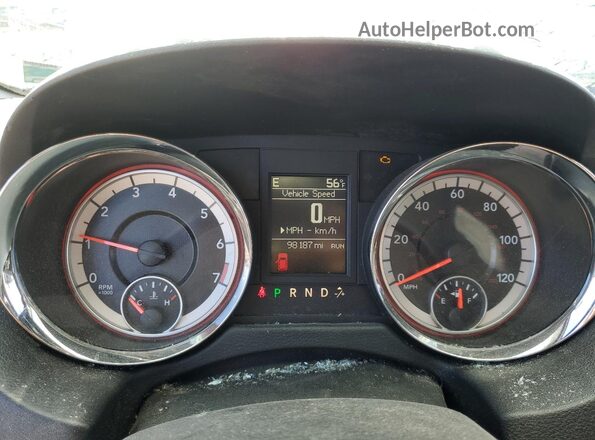 2C4RDGEG1LR213205 2020 DODGE GRAND Белый Вид щитка приборов
