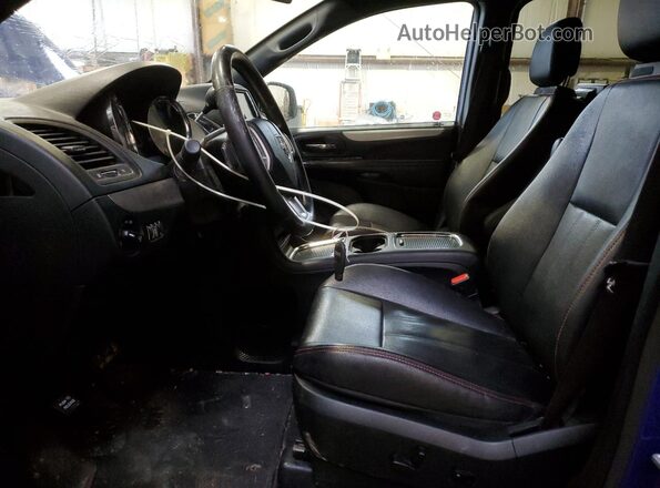 2C4RDGEG2LR152317 2020 DODGE GRAND Blue წინა სალონის ხედი