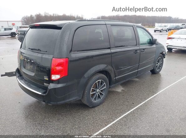 2C4RDGEG7HR674738 2017 DODGE GRAND CARAVAN Черный Задняя правая четверть